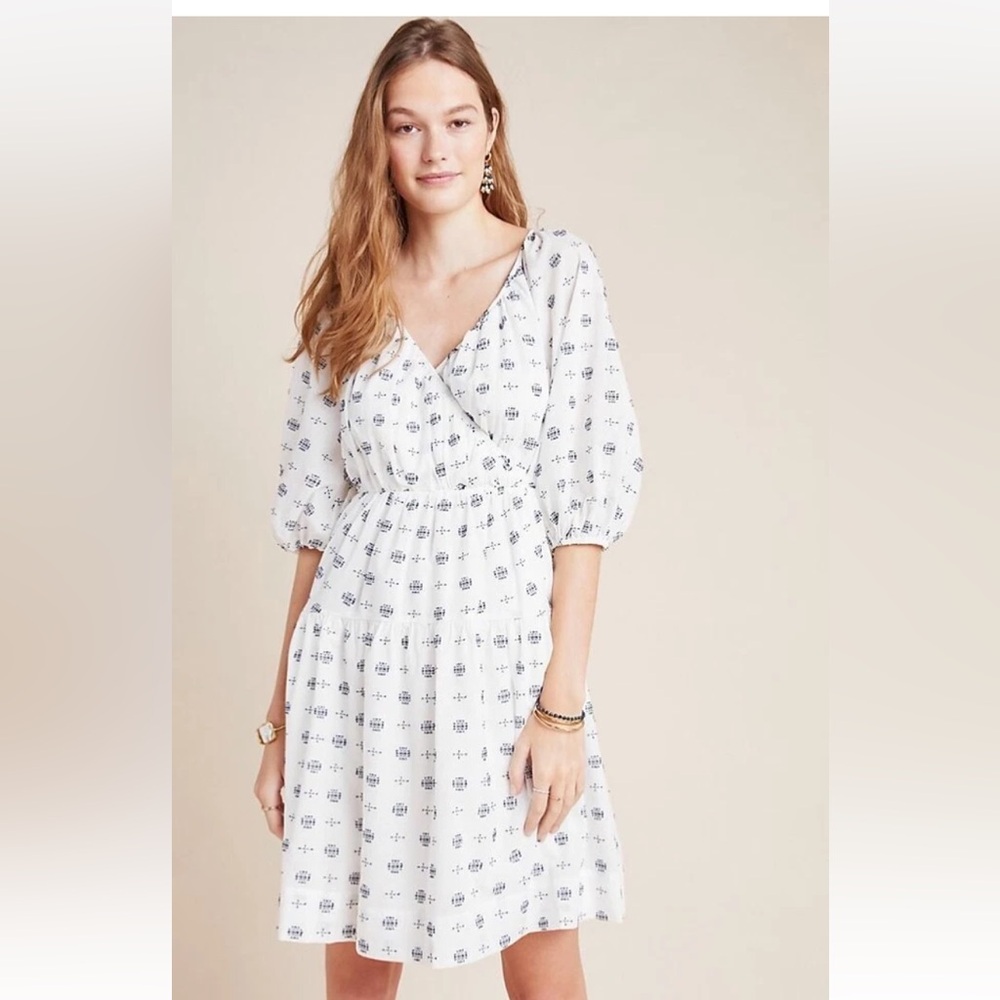 Anthropologie Marcie Textured Dress